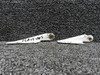 63050-000, 63051-000 Piper PA-28-140 Cabin Door Hinge Upper and Lower