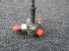 9851096-2, 1205125-7 Cessna 206H Fuel Selector Valve Assembly with Placard