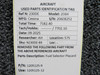1205125-9 (Use: 1205125-12) Cessna 206H Fuel Selector Placard