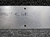 1201999-14 Cessna 206H Rear Cargo Door Emergency Exit Placard