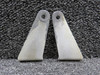 46147-2 Rockwell 112TC Nose Landing Gear Door Rod Brackets