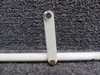 350193-501 Mooney M20M Baggage Door Latch Rod Fwd w Lever & Arm (Round Edge)