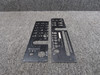 169-324081-1, 169-324081-3 Beech Instrument Identification Panel Set