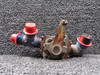 HE715-1 Beech H50 Oil Valve Assembly LH (Rust)