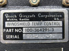 100-364295-3 (Alt: 100-364295-1) Beechcraft Windshield Temperature Control Unit
