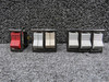 S-1994-1-1, S-1846-1-3 Cessna 177RG Rocker Switch Set of 6