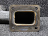 657971 Continental TSIO-550-B Exhaust Turbo Transition LH with Probe Hole