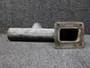 657971 Continental TSIO-550-B Exhaust Turbo Transition LH with Probe Hole