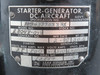23048-018 Lear Siegler DC Starter-Generator with Mods (Amps: 250, Volts: 28-30)
