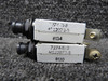 7277-2-5, 7274-11-5 Klixon Push to Reset Circuit Breaker Set of 3 (Amps: 5)