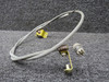 18425-000, 151-325 Piper PA-23-150 Upper Cabin Door Latch Cable with Brackets