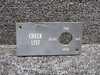 76414-04 (Alt: 9914331-4) E.L. Products Checklist Panel