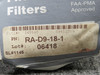 RA-D9-18-1 (Alt: 1J7-1) Rapco-Airborne Vacuum Filter Assembly (NOS)