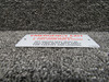 5119564-6 Cessna Placecard (New Old Stock)