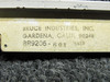 BR9206-601 Bruce Industries No Smoking Return To Seat Sign