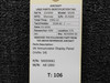 500D0061 IAI A8-1000 Annunciator Display Panel (Volts: 14)