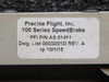 AS-01491 Precise Flight 100 Series Speed Brake Kit with Switch and Doublers