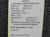 206-040-355-007 Bell 505 Hanger Assembly