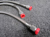 M206-20H101-041 Bell 505 Steel Braid Hose Assembly Set of 3