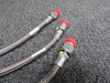 M206-20H100-041 Bell 505 Steel Braid Hose Assembly Set of 3