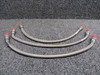 M206-20H100-041 Bell 505 Steel Braid Hose Assembly Set of 3