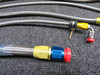 156005-3S-0146-T, 156001-4S-0250-T Parker Stratoflex Steel Braid Hose Set of 5