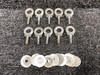 1211203-1 (Use: FD-2997M34-2) Cessna 182R Baggage Tie Down Ring Set of 10