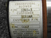 5703-3 Aerospace Systems Centrifugal Blower with Motor Assembly