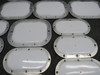 913011-507, 913000-501 Mooney M20J Wing Inspection Cover Plate Set of 19 LH