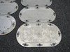 913011-507, 913000-501 Mooney M20J Wing Inspection Cover Plate Set of 19 LH