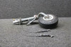 0342100-4 / 0342006-1 Cessna 195A Tailwheel Shock Strut Assy w/ Wheel