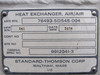 78493-5D545-004 (Alt: 9912041-3) Standard-Thomson Air to Air Heat Exchanger