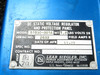51530-001A (Use: 101-364270-1) Lear Siegler Voltage Regulator & Protection Panel