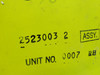 2523003-2 Learjet 25 RH Tip Tank Tailcone Assembly