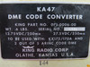 071-0006-00 King Radio KA-47 DME Code Converter