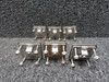 79781-002, 68094-003 Piper PA32R-300 Aft Seat Attach Plates Assembly (Set of 6)