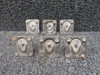 79781-002, 68094-003 Piper PA32R-300 Aft Seat Attach Plates Assembly (Set of 6)