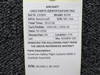 BE2006-1, BE-2003 American Safety Flight Systems 9600-3 Seatbelt Assembly