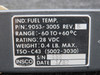 9053-3005 Insco Fuel Temperature Indicator (Range: -60 to 60 C, Volts: 28)