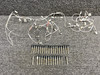 A-8970B-2-327 Grimes Instrument Panel Post Light Set with Harness