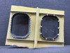 Boeing 737-800 Double Window Frame and Skin Cut Out w Windowpane (Display-Art)