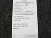 016A-47022-11 (Use: 016A-47022-21) Mitsubishi Temp Reg Bypass Valve Assembly