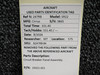 19321-001 Cirrus SR22 Circuit Breaker Panel Assembly