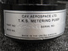 9513G-387, WP209ES CAV Aerospace TKS Metering Pump & Windshield Pump Assembly