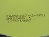 2622387-2-551 LearJet 31A Wing Access Panel