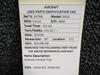 19263-001, 19264-001 Cirrus SR22 Avionics Console Tray