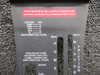 22044-005 Cirrus SR22 Center Console Engine Control Panel Assembly