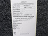 3118005-1 LearJet 31A Control Panel Assembly