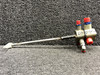9851116-2, 1216421-10 Cessna T206H Fuel Selector Valve Assembly w Shaft & Handle