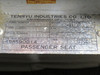 9011-2 (Alt: 45AS90014-2) Tenryu Industries 9011 Passenger Seat